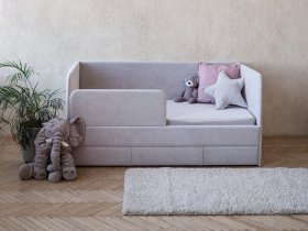Диван-кровать Happy (светло-серый) в Полойке - polojka.mebel-nsk.ru | фото