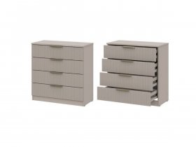 Комод 4 ящика (МДФ) Эккервуд (меланж) в Полойке - polojka.mebel-nsk.ru | фото