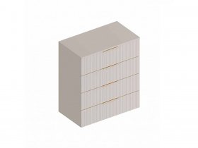 Комод с 4 ящ. «Тефия» (тефия/софт сантьяго) в Полойке - polojka.mebel-nsk.ru | фото