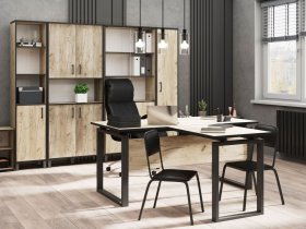 Комплект Гермес лофт (дуб крафт серый) в Полойке - polojka.mebel-nsk.ru | фото