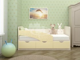 Кровать детская Бабочки 1,6 м в Полойке - polojka.mebel-nsk.ru | фото