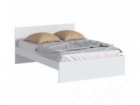 Кровать двуспальная 1,4м Бруклин СБ-3353 (белый) в Полойке - polojka.mebel-nsk.ru | фото