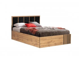 Кровать двуспальная с подъем. мех. 1,6 м Либерти 51.20 в Полойке - polojka.mebel-nsk.ru | фото