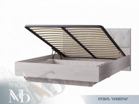 Кровать двуспальная с подъем. мех. 1,6 м  Кимберли КР-13 в Полойке - polojka.mebel-nsk.ru | фото