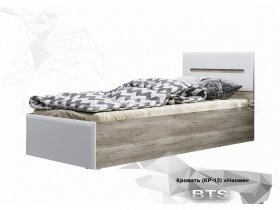Кровать односпальная Наоми КР-12 в Полойке - polojka.mebel-nsk.ru | фото