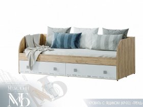 Кровать с ящиками Тренд КР-01 в Полойке - polojka.mebel-nsk.ru | фото