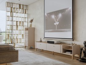 Модульная гостиная Одетта (дуб эндгрей/меланж) в Полойке - polojka.mebel-nsk.ru | фото