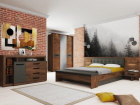 Модульная спальня Глазго в Полойке - polojka.mebel-nsk.ru | фото