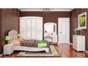 Модульная спальня Каролина в Полойке - polojka.mebel-nsk.ru | фото