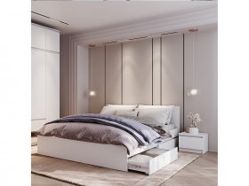 Модульная спальня Симпл в Полойке - polojka.mebel-nsk.ru | фото