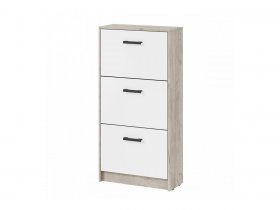 Обувница ОБ-2 Вега (дуб крафт серый/белый) в Полойке - polojka.mebel-nsk.ru | фото