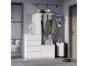 Прихожая Симпл ПР-04 (белый) в Полойке - polojka.mebel-nsk.ru | фото