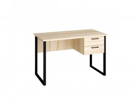Стол компьютерный Ст152 (дуб сонома/черный муар) в Полойке - polojka.mebel-nsk.ru | фото